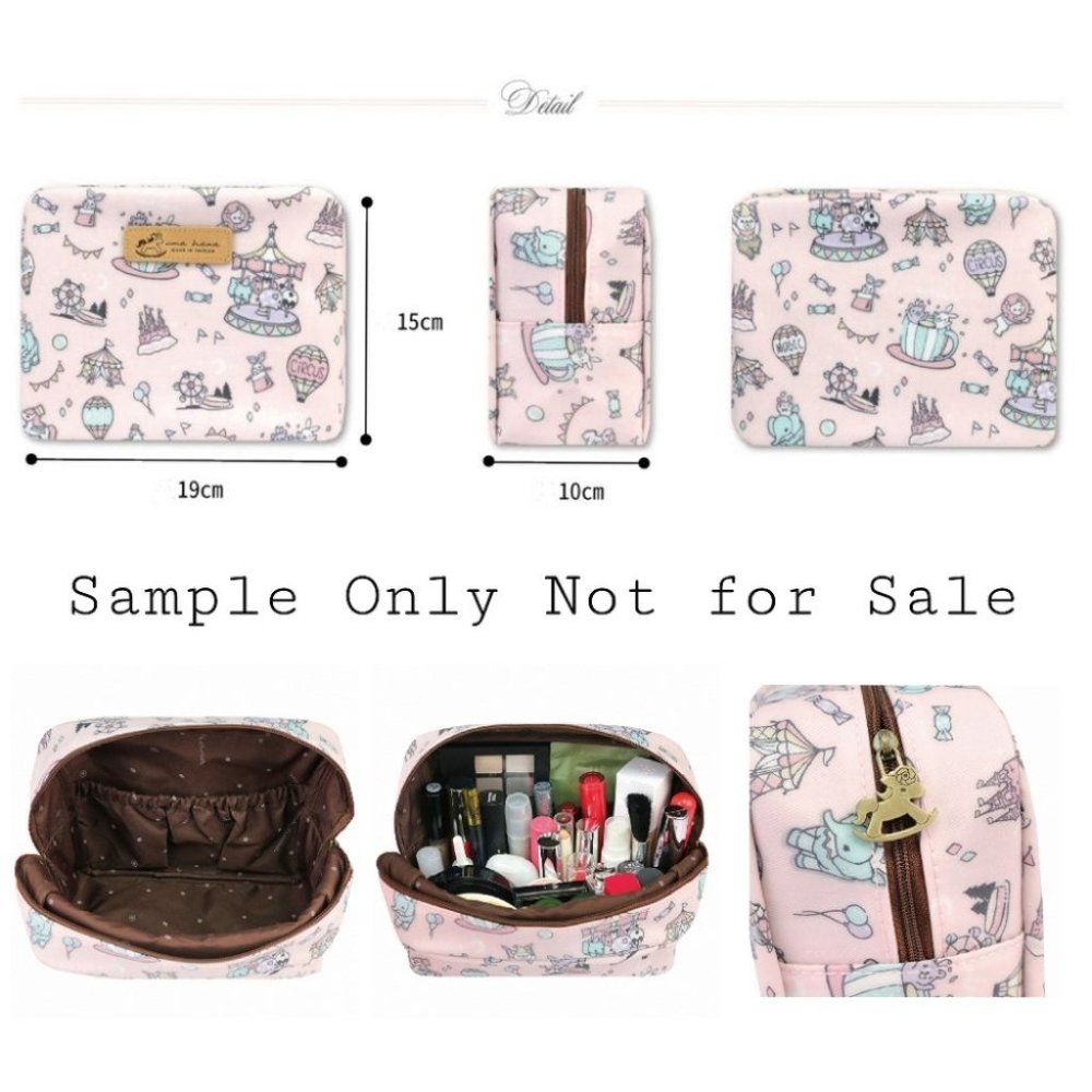 Waterproof Floral Cube Makeup Cosmetic Bag - Picture 2 of 9